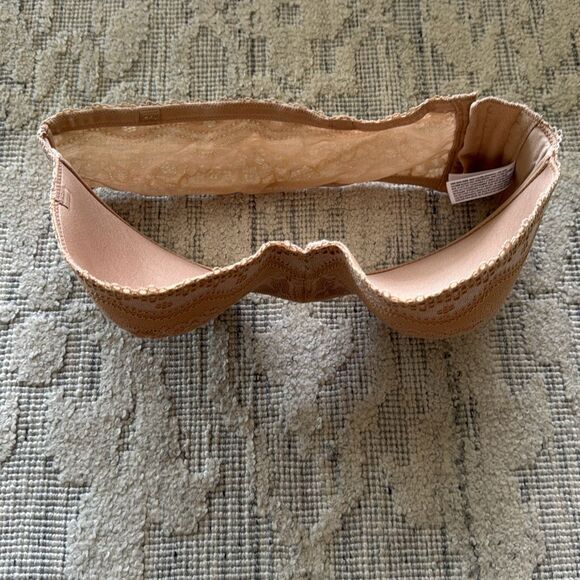 b.tempt’d by Wacoal nude strapless underwire lace bra size 32D - Picture 14 of 15